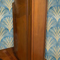 Vintage Rare Art Deco Armoire Dresser