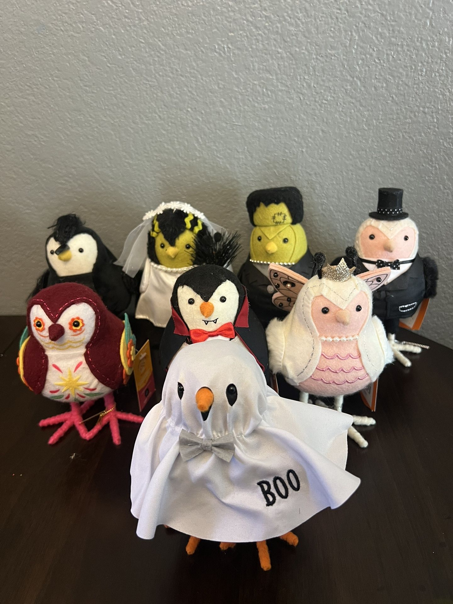 Target Halloween Lot 8 2023 Featherly Friends Bird Hyde & Eek Fabric Birds New