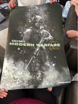 Call of Duty: Modern Warfare 2 (MW2) Poster – Original Gaming Collectible