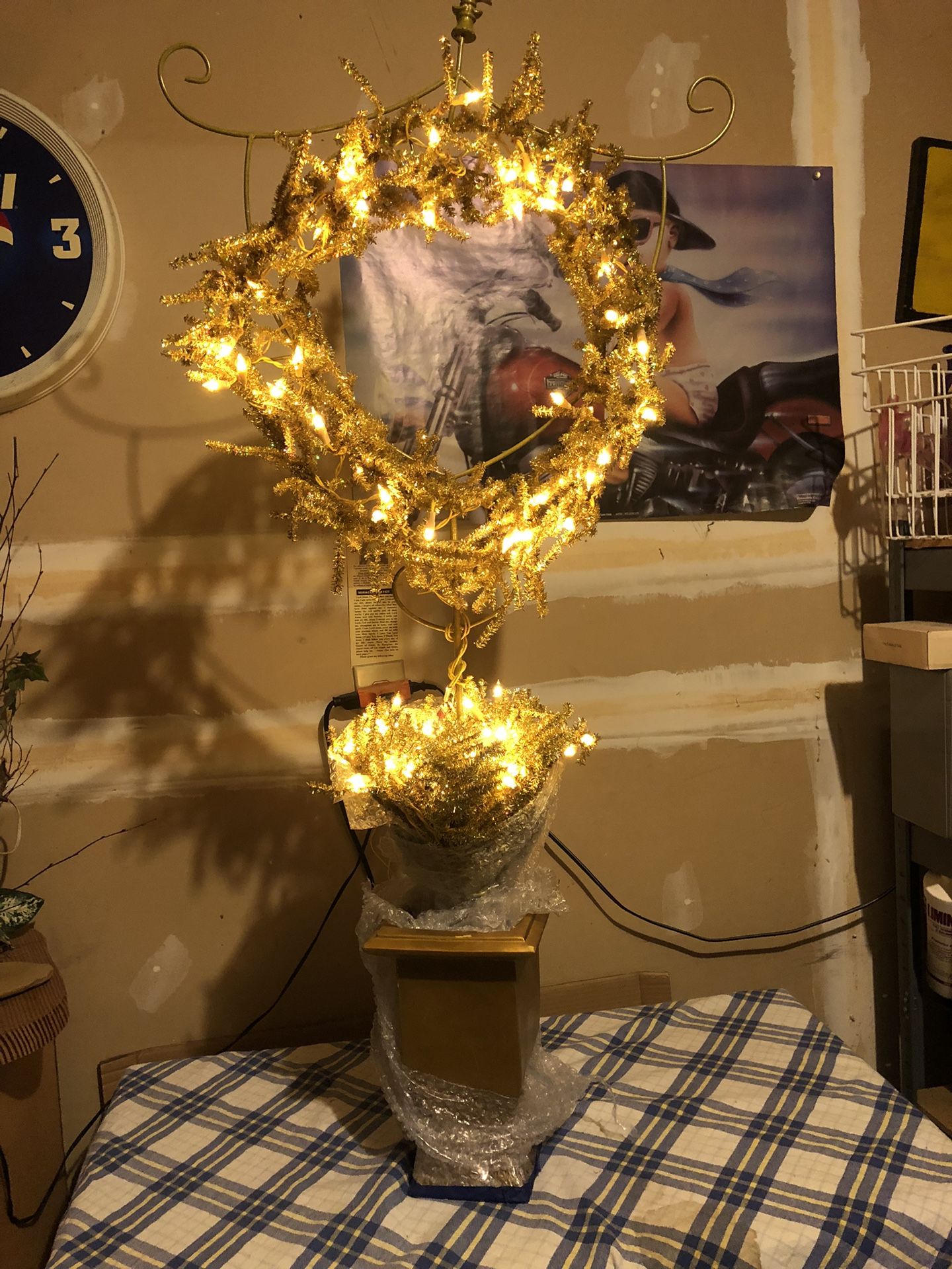 Christmas Lighted Topiary