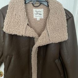 Faux Shearling Moto Jacket 