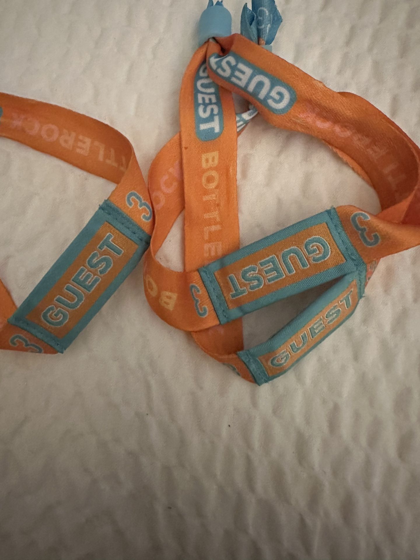 Sunday Artist Guest Wristbands For Sale