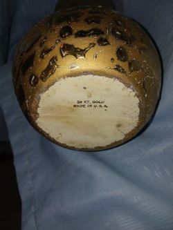                These Are 24 K Gold Vases