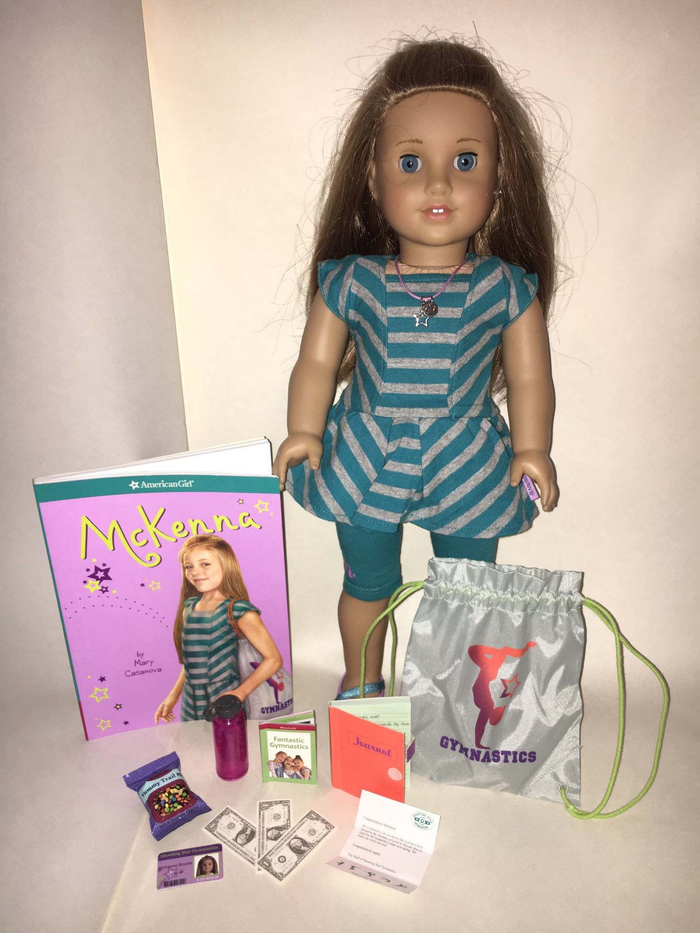 American Girl McKenna Doll AND Accessory Set