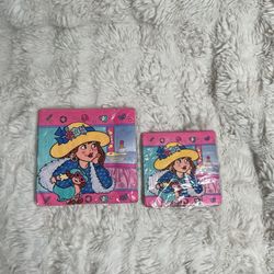 Girls party napkins matching pair