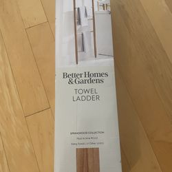 New Sealed Better homes & Gardens Towel Ladder 
