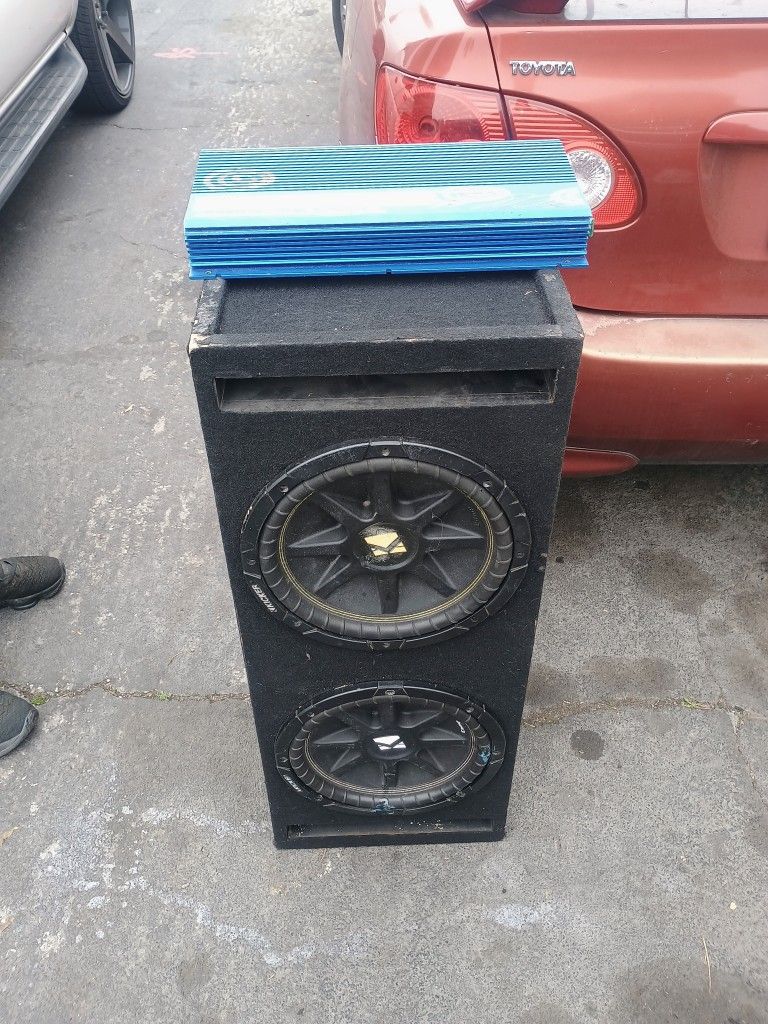 Kicker Subs And Jensen Amp 