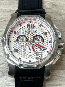 Orefici Limited Edition EJ Viso SS Black Silicone Chrono ORMEJ2C555 (PO1025709)