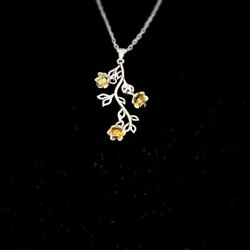 Silver Necklace & Earring Set