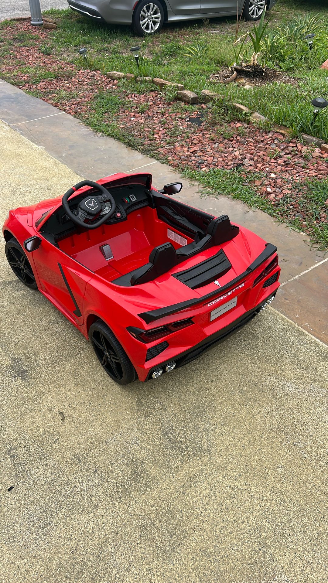 Electric Red Corvette
