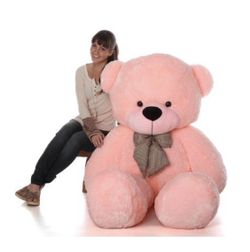Giant teddy bear pink * 6 ft *