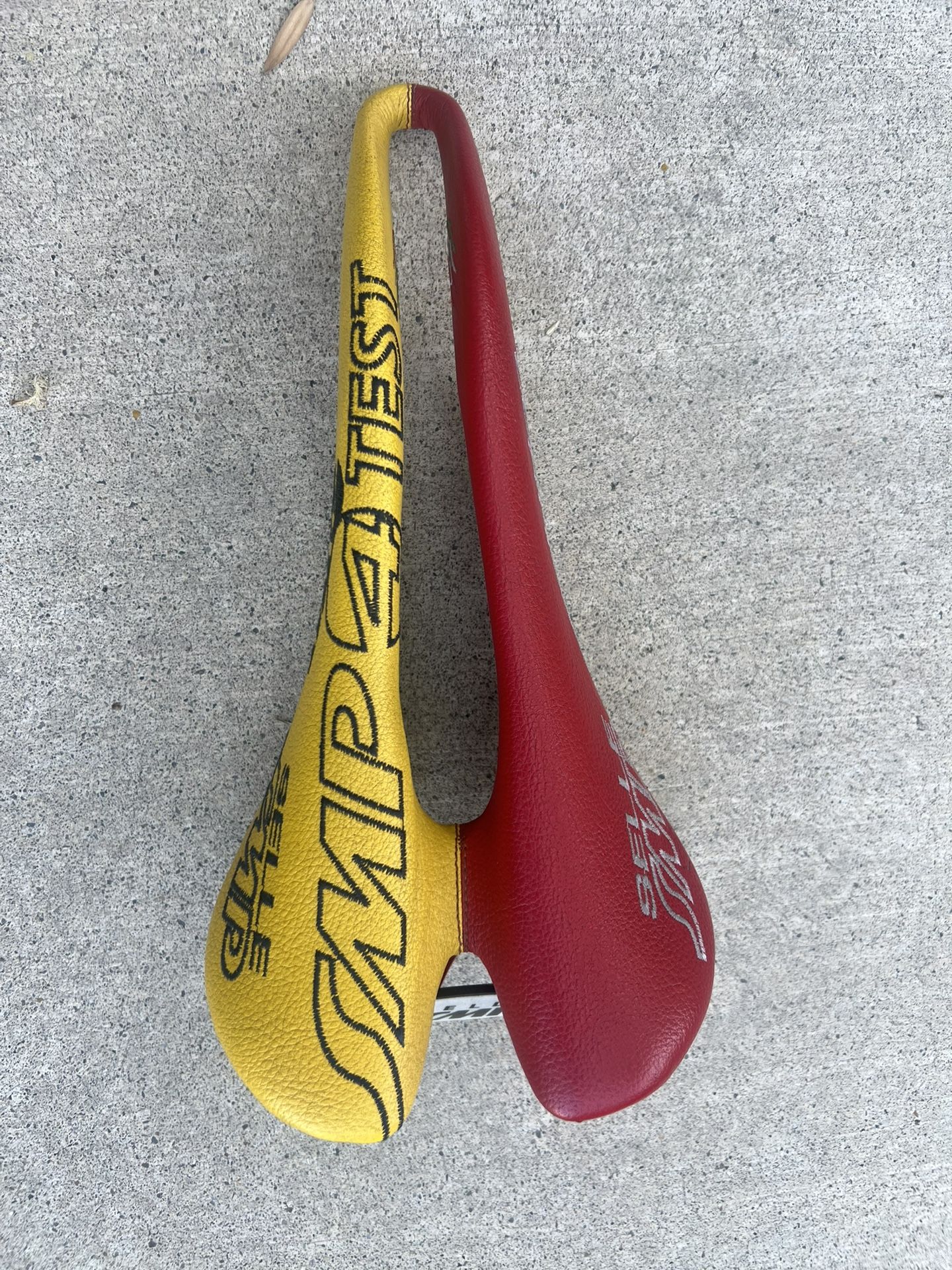 Selle SMP Evolution Saddle Red/Yellow, Made In Italy