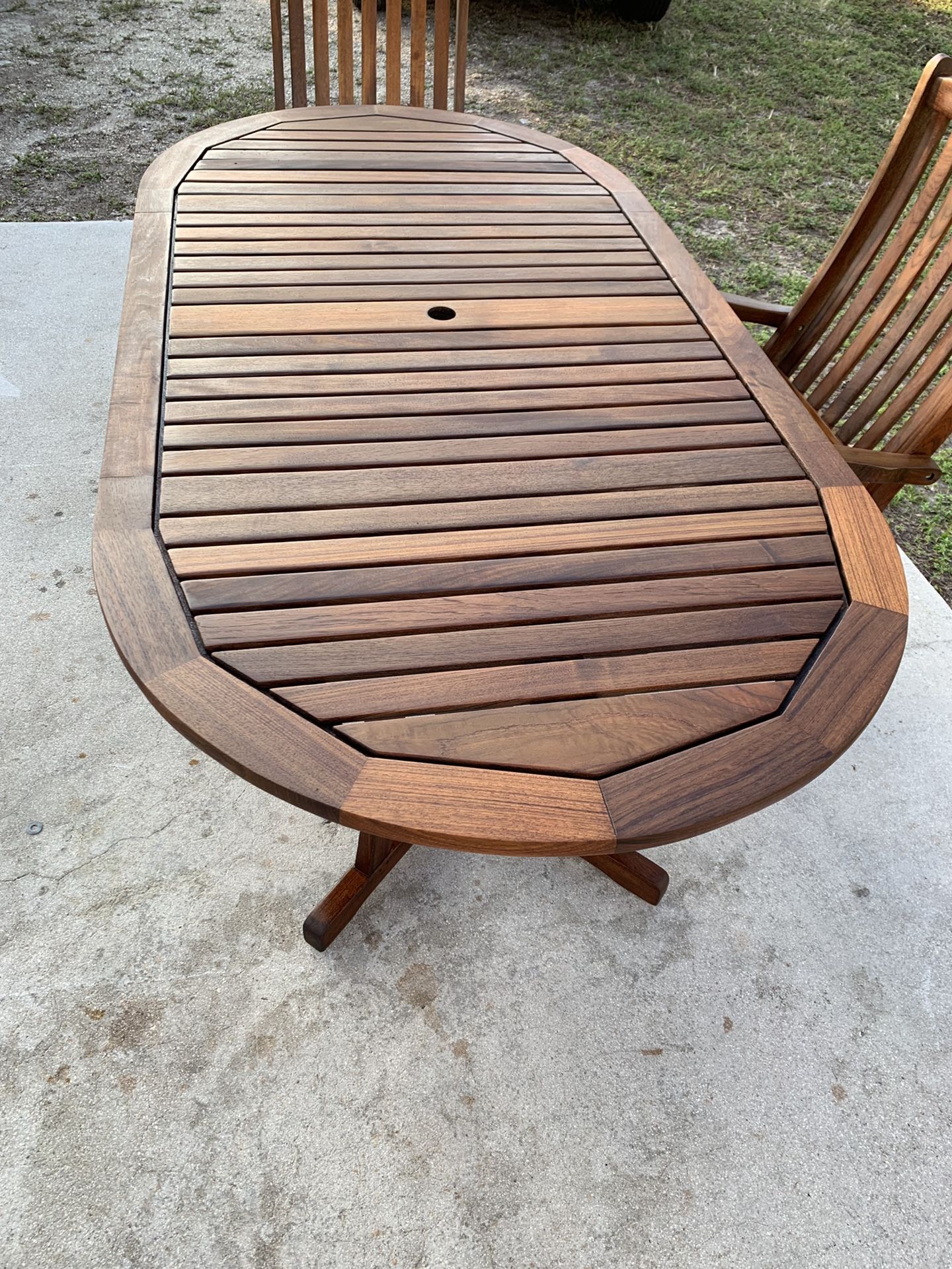 Herlag Teak Patio Table Set for Sale in West Palm Beach, FL OfferUp