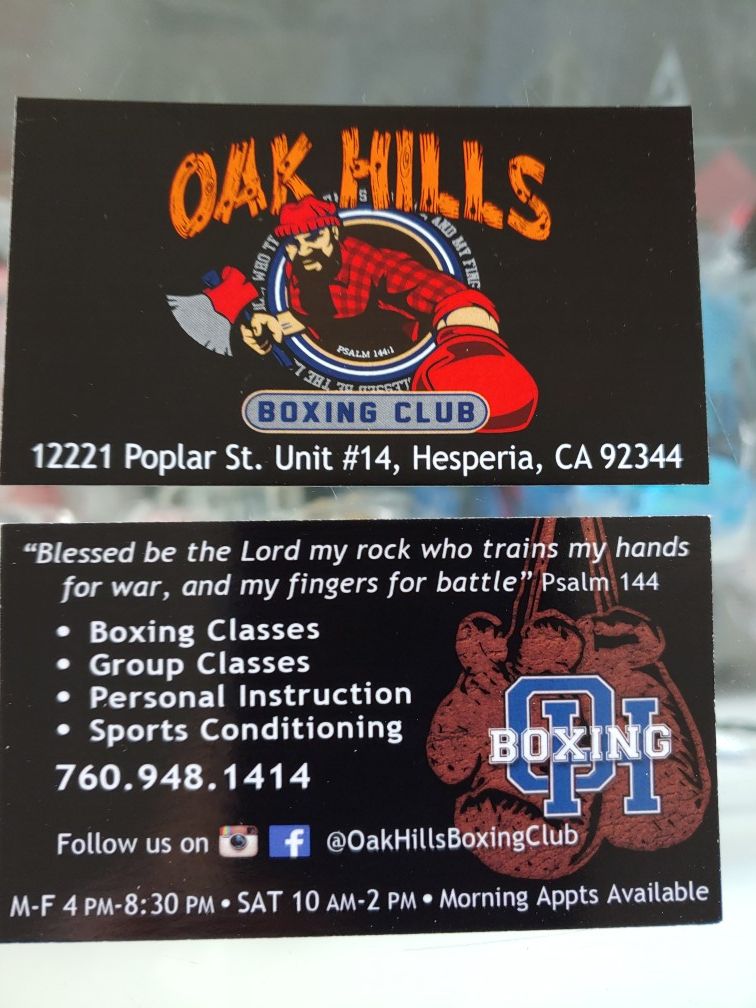 Oak Hills Boxing Club