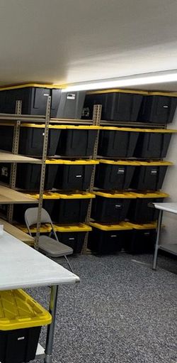 Industrial Racks 48 in W x 30 in D Used Heavy Duty Storage Shelving 5 Tier Delivery Available
