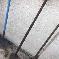 spade shovel long handle
