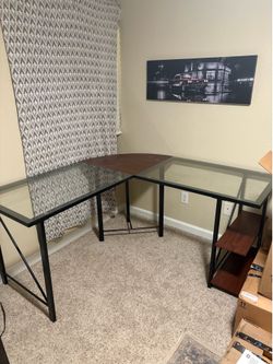 L shape desk