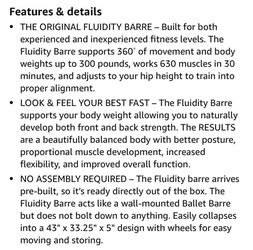 The Original Fluidity Barre System with 30-day free Fluidity Barre Online  Classes : Sports & Outdoors 
