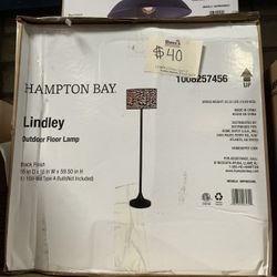 59.5 Inch Black Indoor & Outdoor Lamp 