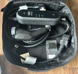 AUDI E-TRON OEM Genuine Universal Charger Level 1 & 2 storage bag https://offerup.com/redirect/?o=OFY0Ljk3MS42NzUuQkI=