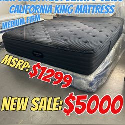 NEW BEAUTYREST BLACK C-CLASS CALIFORNIA KING MATTRESS