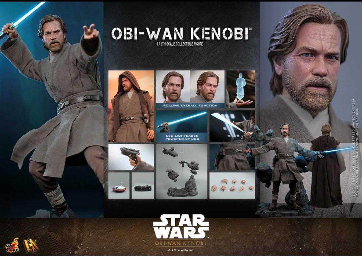 Hot Toys Obi Wan Dx26 Special Edition 1/6