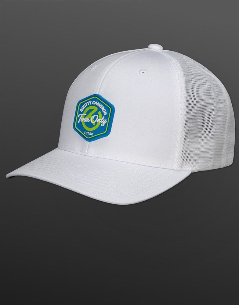 Scotty Cameron White Tour Only Flexfit Retro Trucker Hat