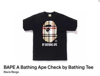 BAPE Check tee size XXL