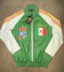 Leather Ed Hardy Jacket