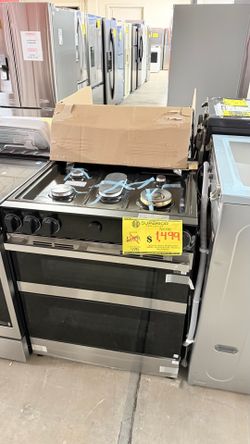 STAINLESS STEEL SAMSUNG GAS RANGE