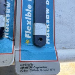 SERVISTAR 10” 18 teeth flexible high carbon alloy steel hacksaw blades