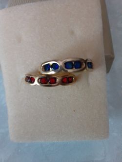 Rings One Red One Blue