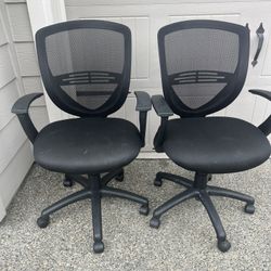 2 Matching Office Chairs