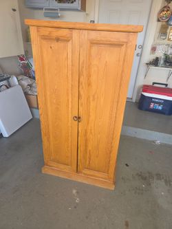 wood storage caninet