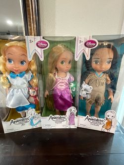 Disney’s Animator Collection Dolls - Rapunzel, Pocahontas, Alice in Wonderland (NEW/UNOPENED)