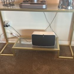 Gold Hallway Console Table 