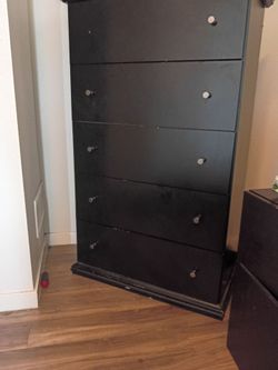 Black dresser