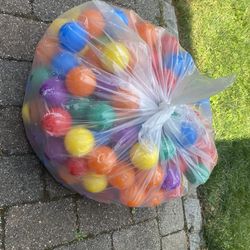 Huge Bundle Bag Of Ball Pit Multicolor Party Refill Pit Balls  