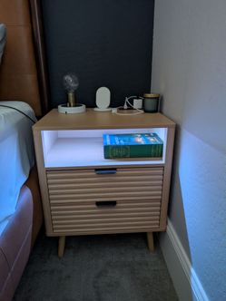 Two matching night stands modern