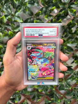 Pokemon Mega Venusaur ex Special Illustration Rare #177 PSA 10