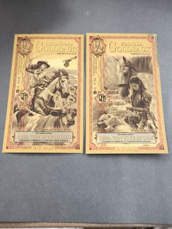 Oklahoma and Florida 1/4 Goldbacks