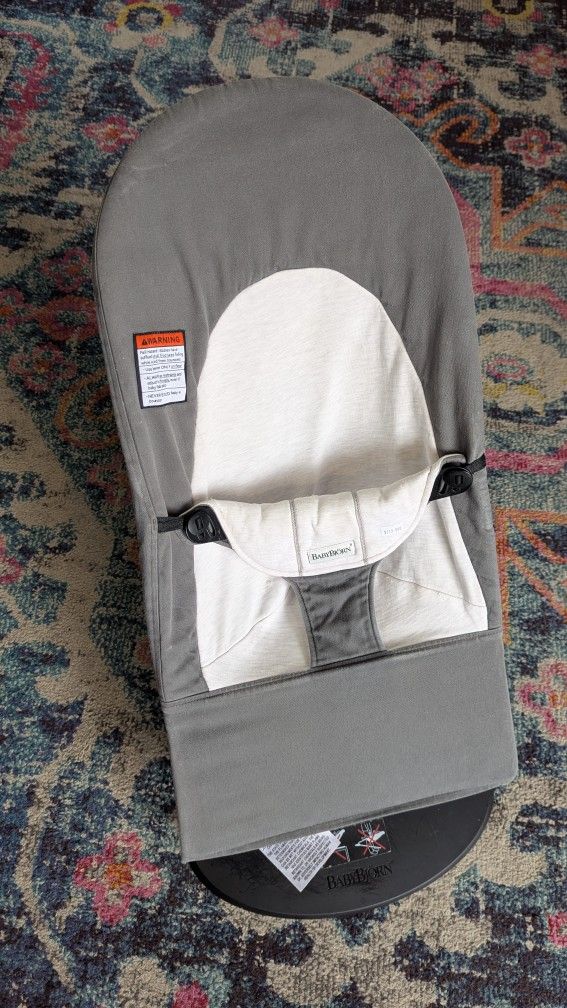 Baby Bjorn Bouncer Gray Grey White