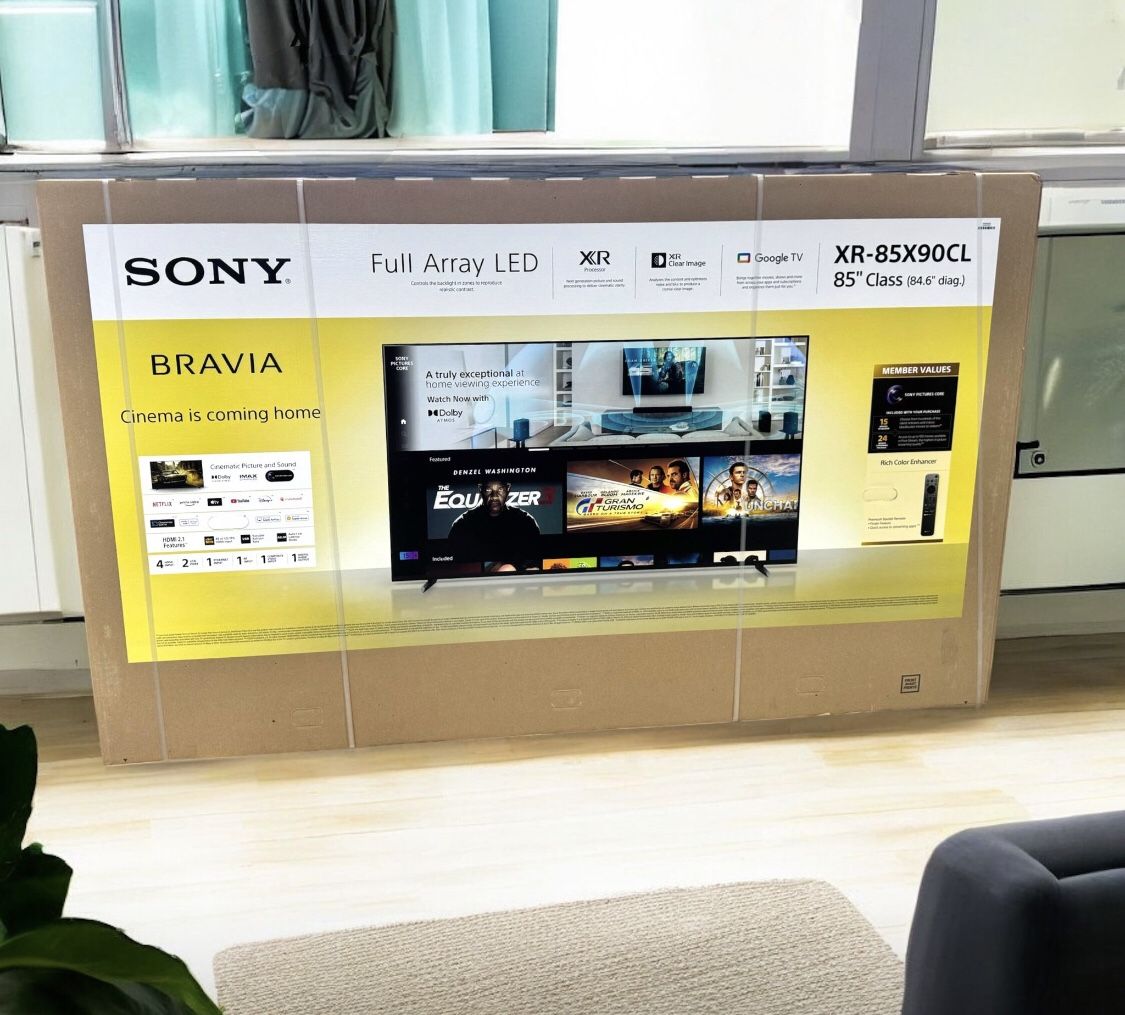 HD335 XR-85X90CL 85” Sony smart 4k led Uhd tv X90CL