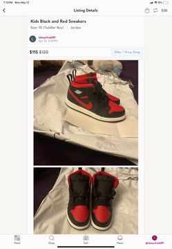 Black And Red Jordans 