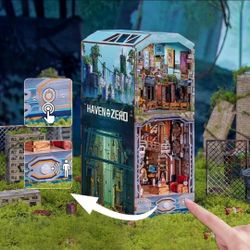 3D Puzzle Book Nook Kit Haven Zero