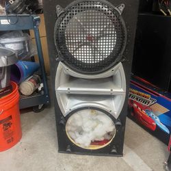 rockford fosgate Dual 12 ported box kit