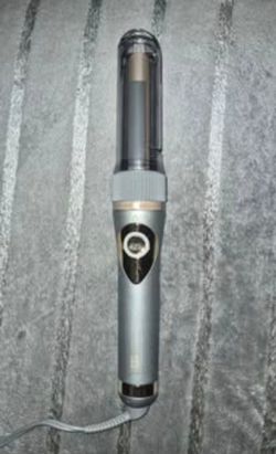 INFINITIPRO by Conair Curl Secret Automatic Curling Iron – Gray & Gold – New/OPEN BOX