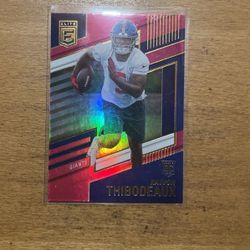 2022 ELITE KAYVON THIBODEAUX PINK ROOKIE CARD 