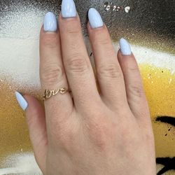 14k LOVE RING 