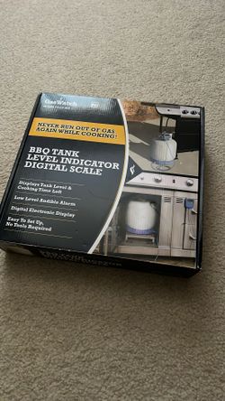 Bbq propane gas tank scale level indicator 